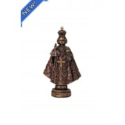 Infant of Prague in lightly hand-painted cold cast bronze Infant of Prague in lightly hand-painted cold cast bronze