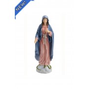 Lady of Grace Triptych in fully hand-painted color, opens to reveal a scene of the Annunciation Lady of Grace Triptych in fully hand-painted color, opens to reveal a scene of the Annunciation