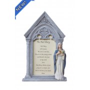 Immaculate Heart of Mary prayer photo frame in fully hand-painted color. Includes Hail Mary & Memorare prayer cards. Immaculate Heart of Mary prayer photo frame in fully hand-painted color. Includes Hail Mary & Memorare prayer cards.