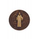 Saint Benedict Crucifix, Painted Cold Cast Bronze, 11 Inch -  - SRA-ben10