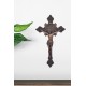 Saint Benedict Crucifix, Cold-Cast Bronze, Painted, 8x14in. Statue - - SR-76590 Saint Benedict Crucifix, Cold-Cast Bronze, Painted, 8x14in. Statue - - SR-76590
