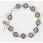 Sterling Silver St. Benedict Bracelet - Boxed Sterling Silver St. Benedict Bracelet - Boxed
