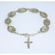 Sterling Silver Saint Bracelet - Boxed