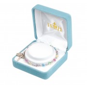 4mm Finest Multi Rosary Bracelet w/Sterling Medals - Boxed
