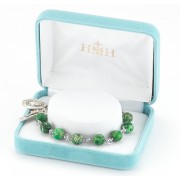 8mm Round Imperial Jasper Rosary Bracelet Boxed