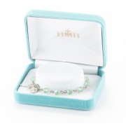 6mm Finest Chrysolite Rosary Bracelet w/Sterling Medals - Boxed 6mm Finest Chrysolite Rosary Bracelet w/Sterling Medals - Boxed