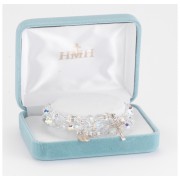 Finest Austrian Crystal Rosary Wrap Bracelet