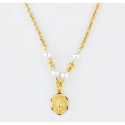 4mm White Imitation Finest Austrian Crystal Pearl Necklace 4mm White Imitation Finest Austrian Crystal Pearl Necklace