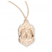 16kt Gold Over Sterling Silver Small Fancy Miraculous 18" Chain - Boxed - Necklace 16kt Gold Over Sterling Silver Small Fancy Miraculous 18" Chain - Boxed - Necklace