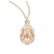 16kt Gold Over Sterling Silver Small Fancy Miraculous 18" Chain - Boxed - Necklace 16kt Gold Over Sterling Silver Small Fancy Miraculous 18" Chain - Boxed - Necklace