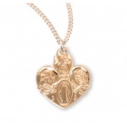 16kt Gold Over Sterling Silver SHJ 4-Way w/18" Chain - Boxed - Necklace 16kt Gold Over Sterling Silver SHJ 4-Way w/18" Chain - Boxed - Necklace