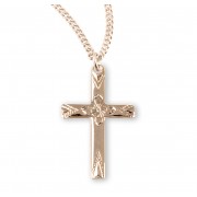 16kt Gold Over Sterling Fancy Cross 18" Chain - Boxed - Necklace 16kt Gold Over Sterling Fancy Cross 18" Chain - Boxed - Necklace