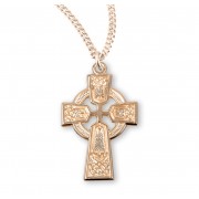 16kt Gold Over Sterling Celtic Knot Cross *18" Chain - Boxed - Necklace 16kt Gold Over Sterling Celtic Knot Cross *18" Chain - Boxed - Necklace