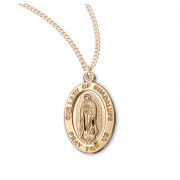 16kt Gold Over Sterling Our Lady Guadalupe 18" Chain - Boxed - Necklace