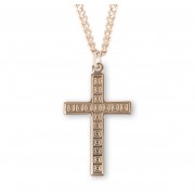 16kt Gold Over Sterling Medal Fancy Cross 24" Chain - Boxed - Necklace 16kt Gold Over Sterling Medal Fancy Cross 24" Chain - Boxed - Necklace