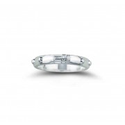 Sterling Rosary Ring Size 6 - Boxed