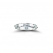 Sterling Rosary Ring Size 7 - Boxed