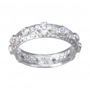 Sterling Silver Rosary Ring