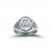 Sterling Silver Sacred Heart of Jesus Ring Size 5-9