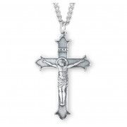 Lrg Flair Tipped Crucfix w/ 24" Chain - Boxed - Necklace