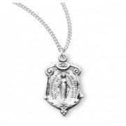 Sterling Silver Scroll Top Miraculous 18" Chain - Boxed - Necklace Sterling Silver Scroll Top Miraculous 18" Chain - Boxed - Necklace