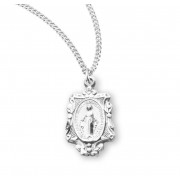 Sterling Silver Miraculous Medal - Necklace Sterling Silver Miraculous Medal - Necklace