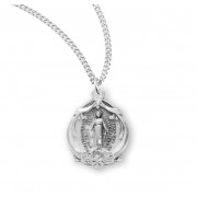 Sterling Silver Fancy Miraculous 18" Chain - Boxed - Necklace