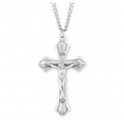 Sterling Silver Rosary Crucfix 24" Chain - Boxed - Necklace