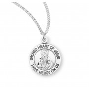 Sterling Silver Small Round SHJ - 18" Chain - Boxed - Necklace Sterling Silver Small Round SHJ - 18" Chain - Boxed - Necklace