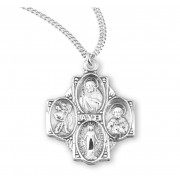 Sterling Silver 'Ave' 4-Way 20" Chain - Boxed - Necklace