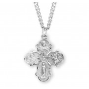 Sterling Silver 4-Way 24" Chain - Boxed - Necklace