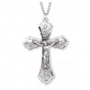 Sterling Silver Crucfix 24"Chain - Boxed - Necklace