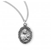 Sterling Silver Small St. Therese 18" Chain - Boxed - Necklace Sterling Silver Small St. Therese 18" Chain - Boxed - Necklace