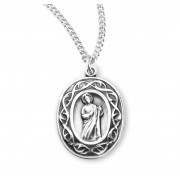 Sterling Silver St. Jude Crown of Thorns 18" Chain - Boxed - Necklace