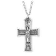 St Francis Cross on a 27" Chain - Boxed - Necklace