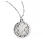 Sterling Silver Small Profile St. Benedict Medal-18" Chain - Boxed - Necklace Sterling Silver Small Profile St. Benedict Medal-18" Chain - Boxed - Necklace