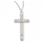 1-5/16"x11/16" Sterling Silver Cross on an 18" Chain - Boxed - Necklace 1-5/16"x11/16" Sterling Silver Cross on an 18" Chain - Boxed - Necklace