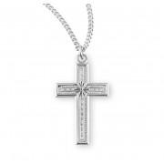 Sterling Silver Cross on an 18" Chain - Boxed - Necklace