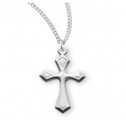 Sterling Silver Fancy Cross 18" Chain - Boxed - Necklace