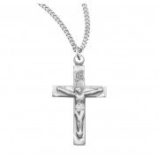 Sterling Silver Small Crucfix 18" Chain - Boxed - Necklace Sterling Silver Small Crucfix 18" Chain - Boxed - Necklace