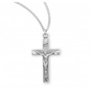 Sterling Silver Small Crucifix 18" Chain - Boxed - Necklace