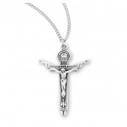 Sterling Silver Trinity Cross 18" Chain - Boxed - Necklace