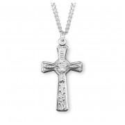 Sterling Silver Communion Cross w/24" Chain - Boxed - Necklace