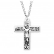 Sterling Silver Stat Crux Dum Volvitur Orbis 24" Chain - Boxed - Necklace