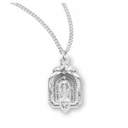 Sterling Silver Small Fancy Miraculous-18" Chain - Boxed - Necklace Sterling Silver Small Fancy Miraculous-18" Chain - Boxed - Necklace