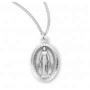 Sterling Silver Med. Miraculous-18" Chain - Boxed - Necklace
