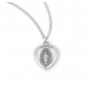 Sterling Silver Miraculous Medal - Necklace Sterling Silver Miraculous Medal - Necklace