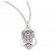 Sterling Silver Miraculous Medal - Necklace Sterling Silver Miraculous Medal - Necklace