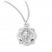 Sterling Silver Miraculous Medal - Necklace Sterling Silver Miraculous Medal - Necklace