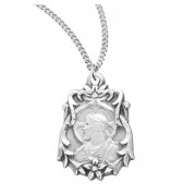 Sterling Silver Fancy Scap-18" Chain - Boxed - Necklace